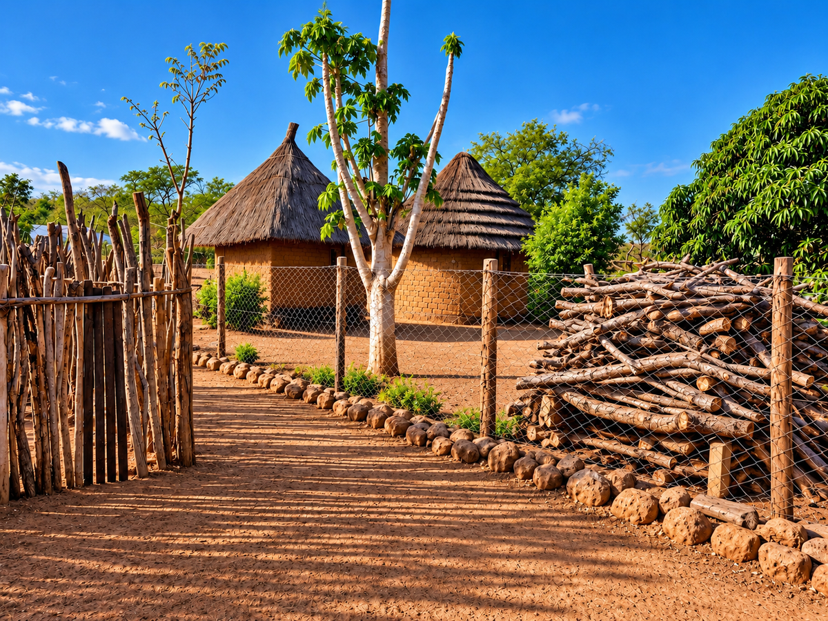 Village Life Under African Skies